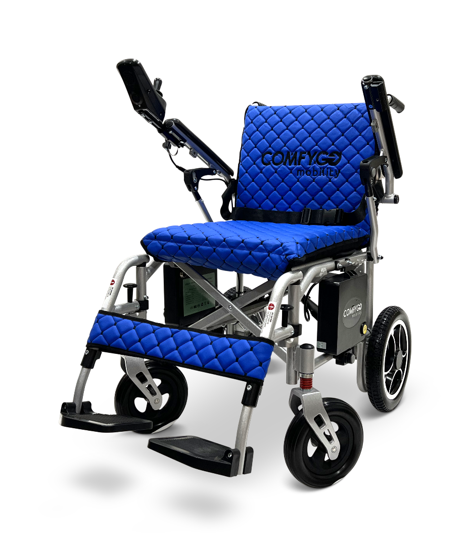 ComfyGo X-7 Lightweight Foldable Electric Wheelchair - Only 40 lbs